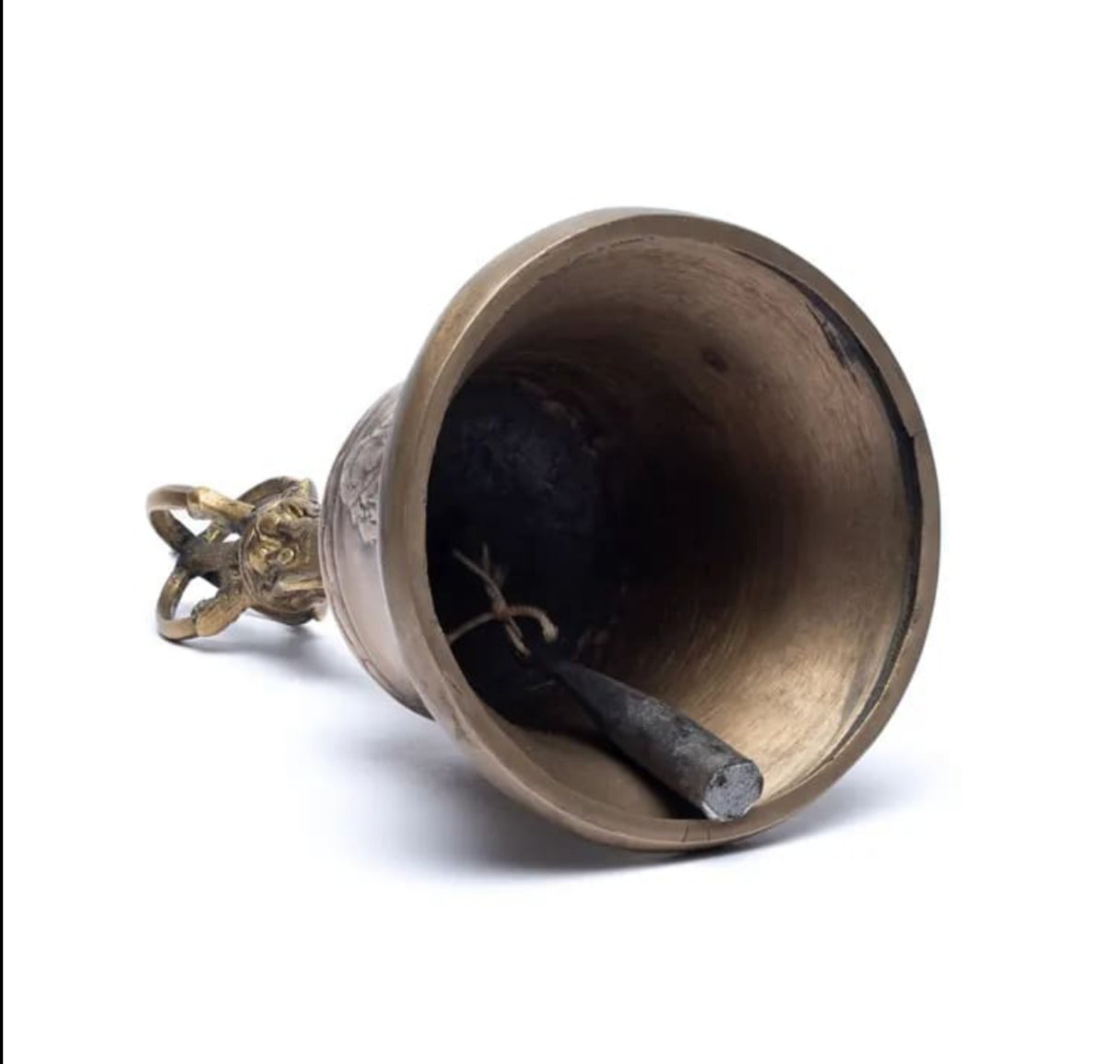 Dorje et cloche en bronze avec gravures de Ganesh. 2 tailles au choix de 17 à 22 cm. Très belles qualités pour ces outils sacrés !