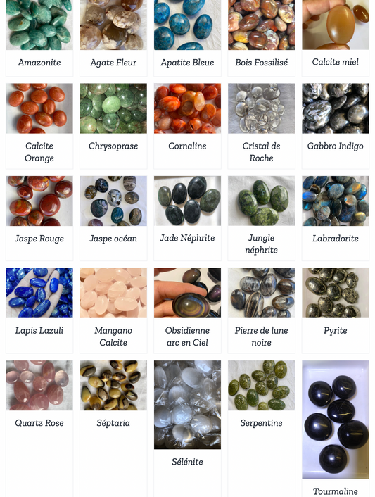 ARRIVAGE FEVRIER/ MARS 2026 : Galets/ Pierres Plates - Vente/ Prix par pièce