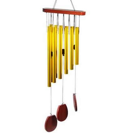 Carillon à vent à 12 tubes qui forment une gamme musicale harmonieuse ! 70 centimètres - 415 grammes !