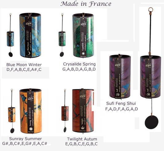 Carillon Zaphir© - Série de 5 – authentique carillon professionnel, 5 saisons médecine chinoise !