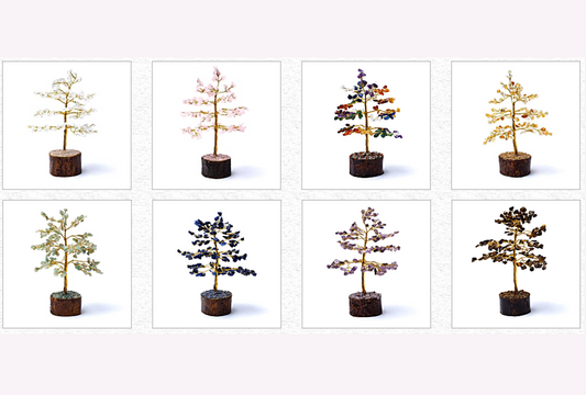 Arbre de vie, 8 pierres au choix, d'environ 11/ 12 centimètres de hauteur. Belles finitions, très belle qualité, magnifiques pièces !