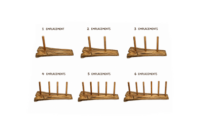 Wooden stands for one or more didgeridoos, contact us for custom models!