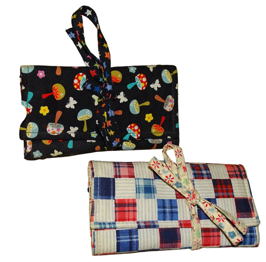 Blague a Tabac/ Pochettes en velours coloré (polyester) – 14 x 8 cm – Fait main par Créatipik (France)