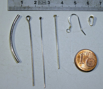 The main 0.925 Silver findings for your creations and repairs! Clasps, rings, beads, rods, bails, earrings. Very good quality!