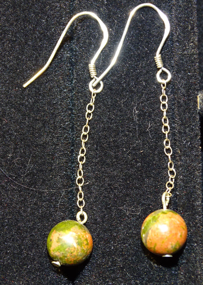 Boucles d'oreilles - Collection 'Perles & chaînes', concept Gem & Zen, qualité AA à AAA, montées par 'Zen Curiosity'. Argent, laiton ton Argent ou doré + options pour des choix de montures, parfait !