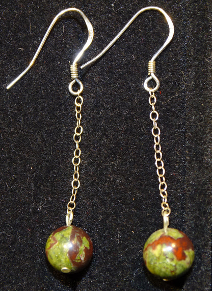 Boucles d'oreilles - Collection 'Perles & chaînes', concept Gem & Zen, qualité AA à AAA, montées par 'Zen Curiosity'. Argent, laiton ton Argent ou doré + options pour des choix de montures, parfait !