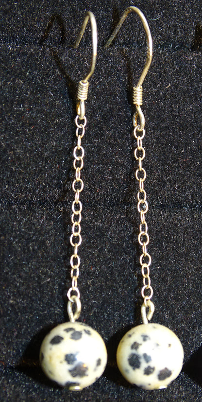 Boucles d'oreilles - Collection 'Perles & chaînes', concept Gem & Zen, qualité AA à AAA, montées par 'Zen Curiosity'. Argent, laiton ton Argent ou doré + options pour des choix de montures, parfait !