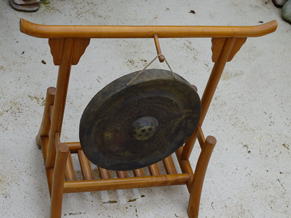 Gong ancien du Viet-Nam, Ø 35 centimètres x 8 . vendu avec maillet avec ou sans support en bois !