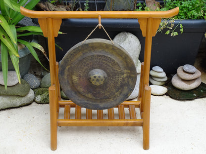 Gong ancien du Viet-Nam, Ø 35 centimètres x 8 . vendu avec maillet avec ou sans support en bois !