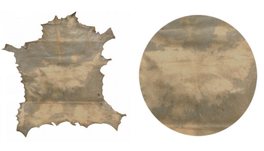 Peaux de chèvre tannées, entières ou rondes, 30 à 80 cm, qualité supérieure pour création, restauration de djembés et tambours !