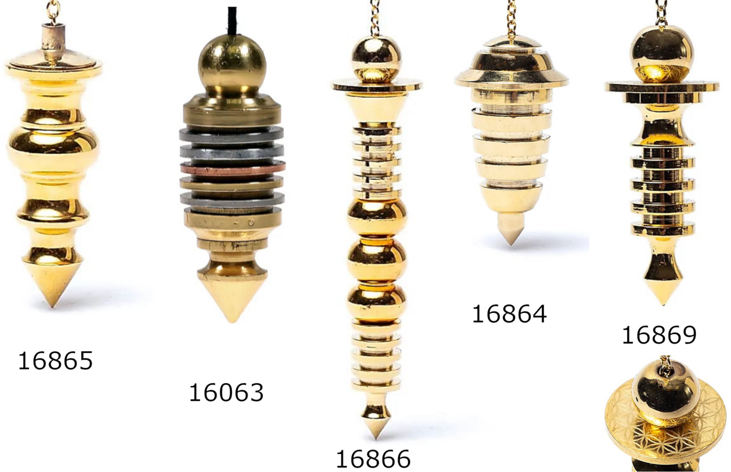 Professional gold-plated pendulums – Selection of your choice – Ideal for dowsing, homeopathy, aromatherapy and energy therapies