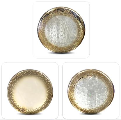 Sélection de Gong 'Collection 2025' – Ø 50-100 cm, avec ou sans motif 'Fleur de Vie' ou 'Mandala'