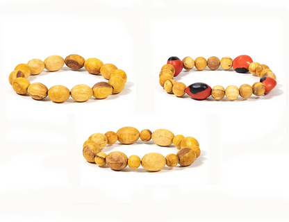 Palo santo (wood), 3 models of bracelets to choose from in round beads of 8 to 14 mm. Natural and fragrant finish as palo santo is a powerful incense!