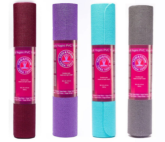 Tapis de yoga TPE en pvc, de 61x183x0.5 centimètres - 1,2 kilogrammes. Excellente adhérence, souple et léger. Convient aux formes de yoga d'intensité légère à moyenne, comme le Hatha et le Yin Yoga !