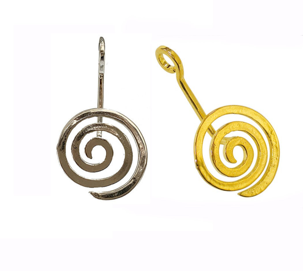 'Donuts' pendant setting, 50mm high x 15mm wide x 10mm thick. Perfect for showing off your pendant!