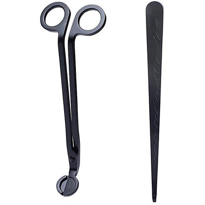 Coupe-mèche et éteignoir à bougie de 20 cm en acien inoxydable