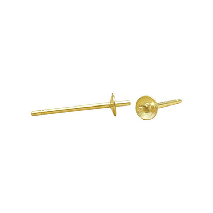 Selection of 3mm gold-plated findings, clasps, posts, rings, chains, ear studs... Very good quality, perfect for your creations or for repairs!