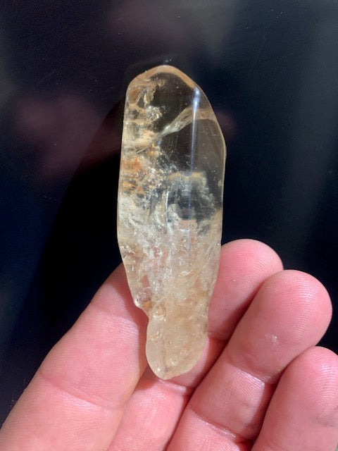 Citrine naturelle - Pointe naturelle polie - 74 x 25 x 14 mm - 36,2 gr.