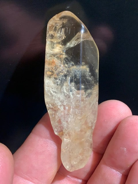 Citrine naturelle - Pointe naturelle polie - 74 x 25 x 14 mm - 36,2 gr.