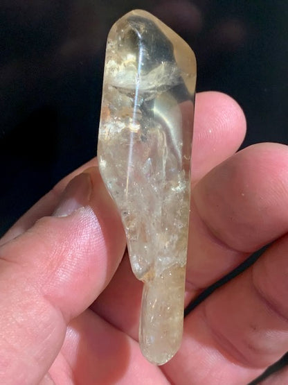 Citrine naturelle - Pointe naturelle polie - 74 x 25 x 14 mm - 36,2 gr.