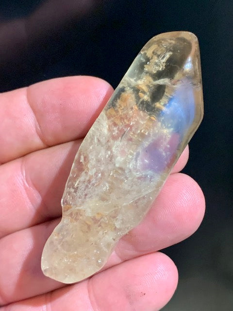 Citrine naturelle - Pointe naturelle polie - 74 x 25 x 14 mm - 36,2 gr.