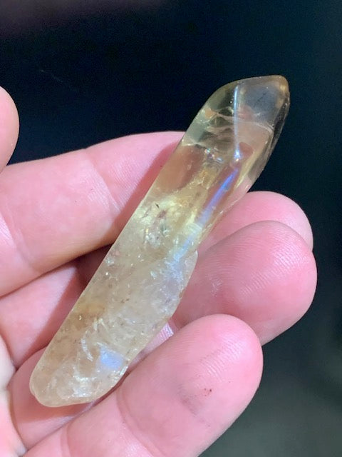 Citrine naturelle - Pointe naturelle polie - 74 x 25 x 14 mm - 36,2 gr.
