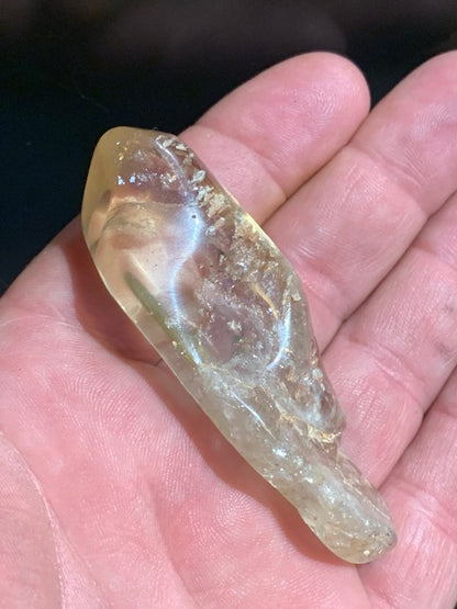 Citrine naturelle - Pointe naturelle polie - 74 x 25 x 14 mm - 36,2 gr.