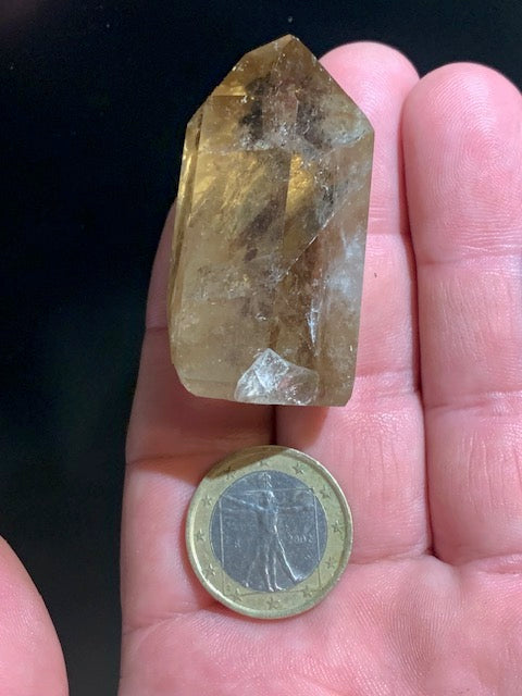 Citrine naturelle - Pointe naturelle polie - 50 x 28 x 20 mm - 42,3 gr.