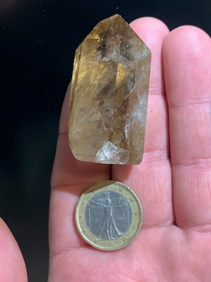 Citrine naturelle - Pointe naturelle polie - 50 x 28 x 20 mm - 42,3 gr.