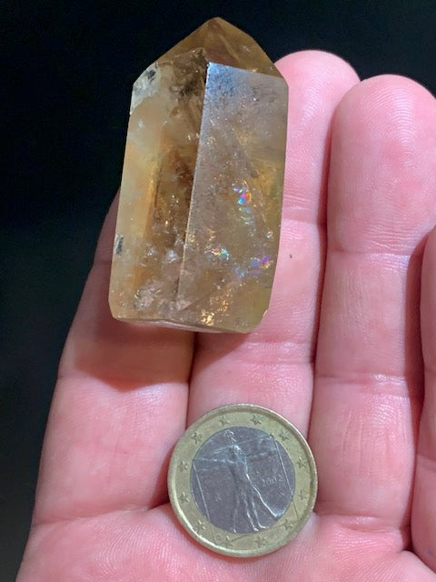 Citrine naturelle - Pointe naturelle polie - 50 x 28 x 20 mm - 42,3 gr.