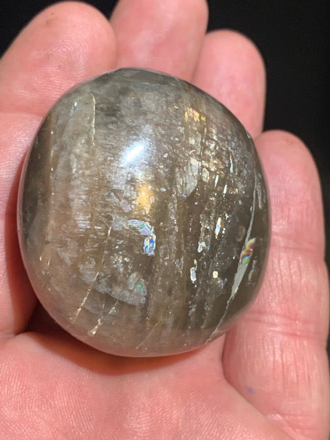 Pierre de lune noire - Galet/ Jumbo - 51 x 47 x 32 mm - 98,9 gr.