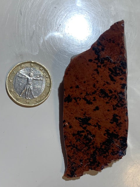 Obsidienne Acajou - Pièce brute - 67,9 grammes - 75 x 37 x 32 millimètres