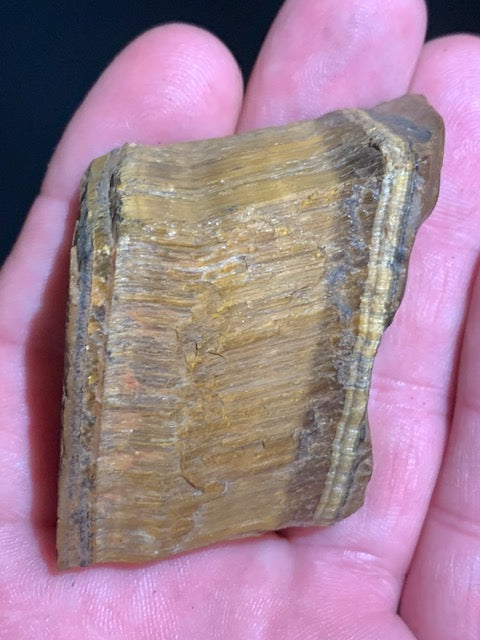 Oeil de tigre, spécimen brut et naturel - 60 x 43 x 25 mm - 88,5 gr.