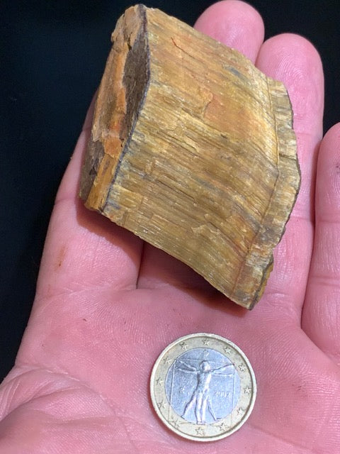 Oeil de tigre, spécimen brut et naturel - 65 x 43 x 27 mm - 99,8 gr.