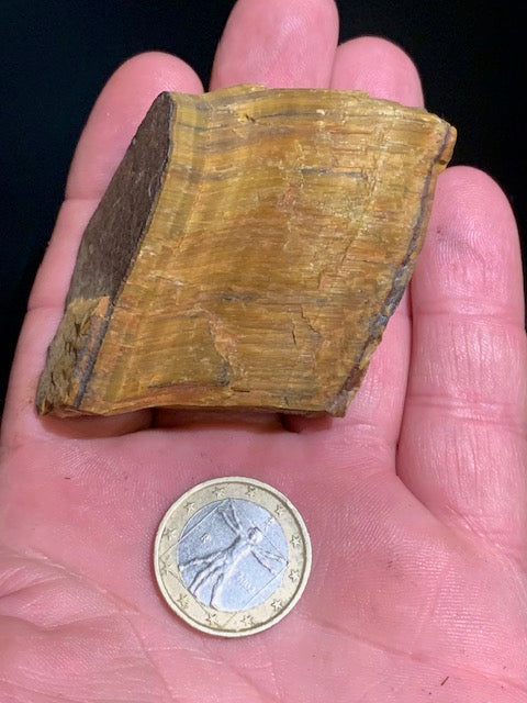 Oeil de tigre, spécimen brut et naturel - 65 x 43 x 27 mm - 99,8 gr.