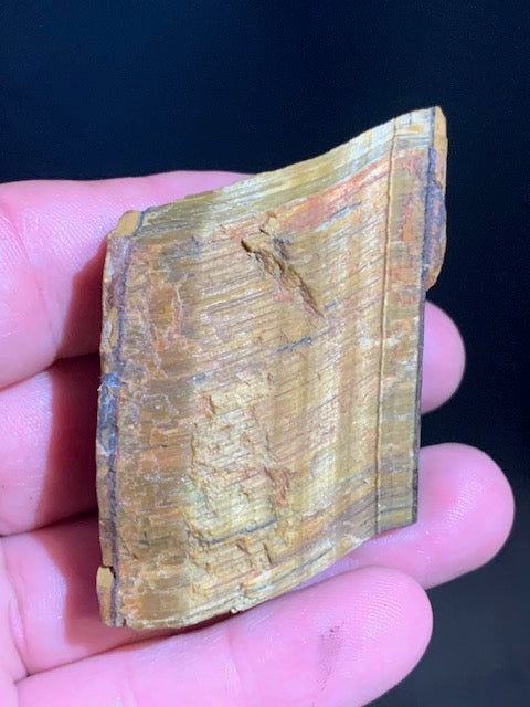 Oeil de tigre, spécimen brut et naturel - 65 x 43 x 27 mm - 99,8 gr.