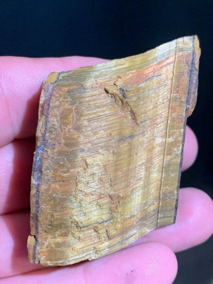 Oeil de tigre, spécimen brut et naturel - 65 x 43 x 27 mm - 99,8 gr.