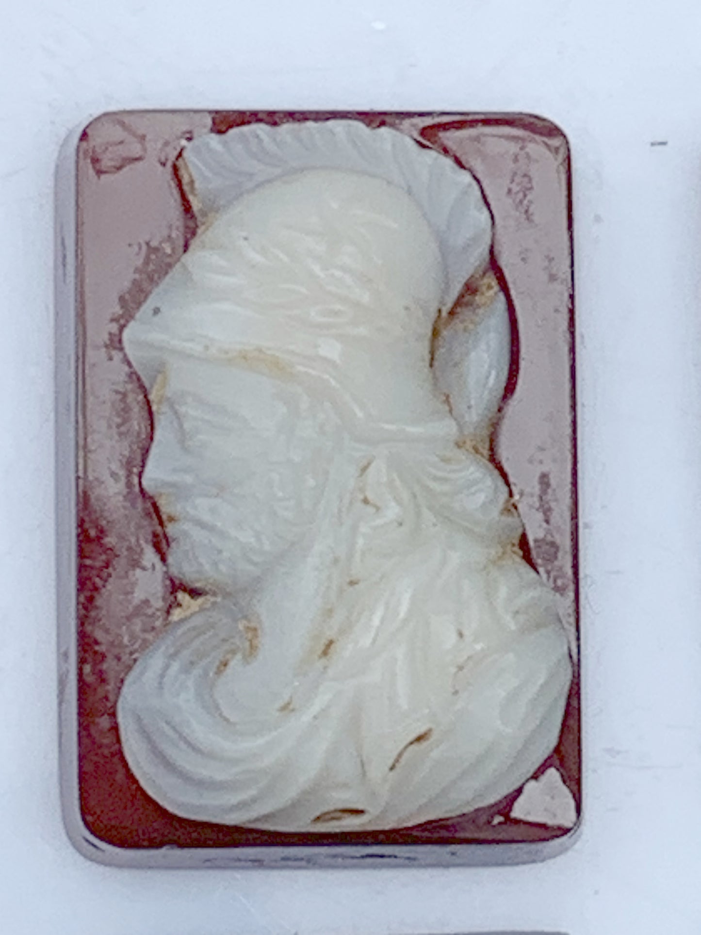 Camée/ Caméo, 5 pièces au choix en pierre d'Onyx de 14mm x 10 x0,3. Ancien et authentique, de véritables oeuvres d'art, gravure d'une précision ultime. Parfait en collection, exposition, bijouterie...