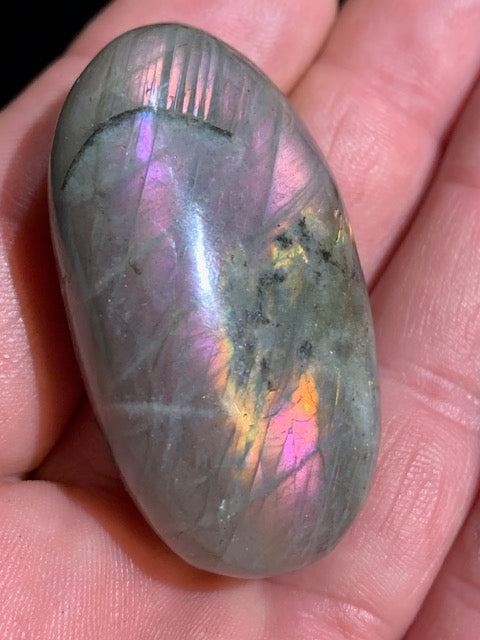 Labradorite, galet - 49 x 28 x 19 mm - 38,6 gr.