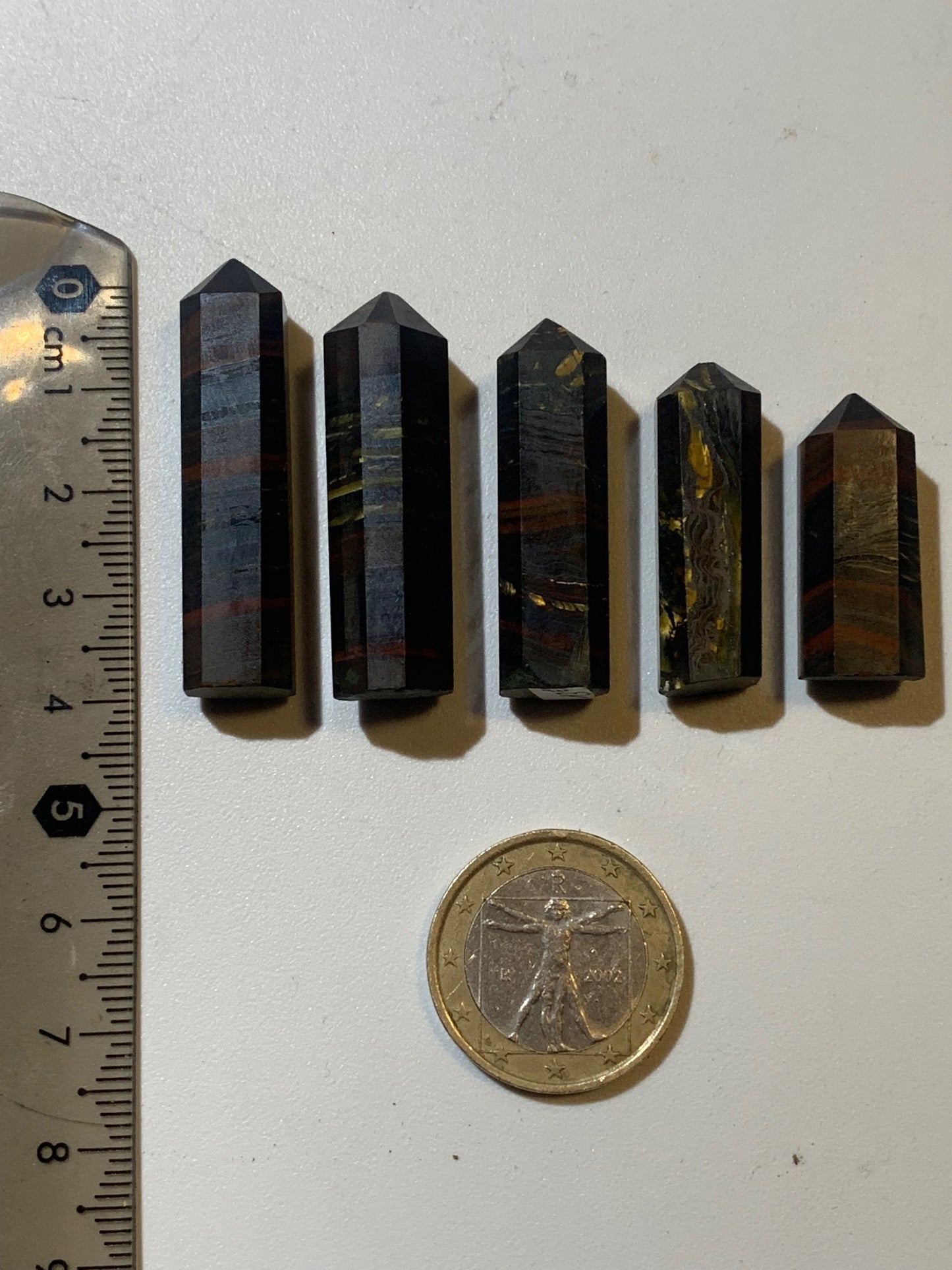 Œil de fer – Pointes (lasers) polies, pièces au choix – 26 à 42 mm – Poids : 5,7 à 9,4 g
