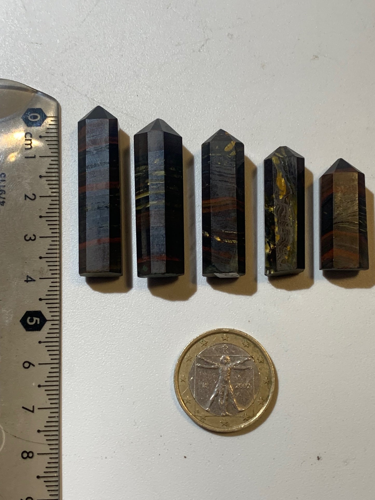 Œil de fer – Pointes (lasers) polies, pièces au choix – 26 à 42 mm – Poids : 5,7 à 9,4 g