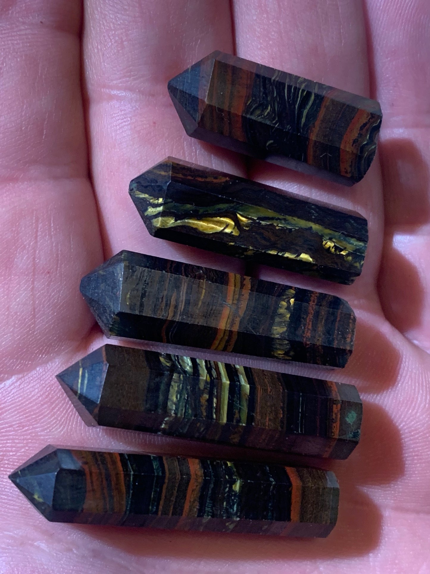 Œil de fer – Pointes (lasers) polies, pièces au choix – 26 à 42 mm – Poids : 5,7 à 9,4 g