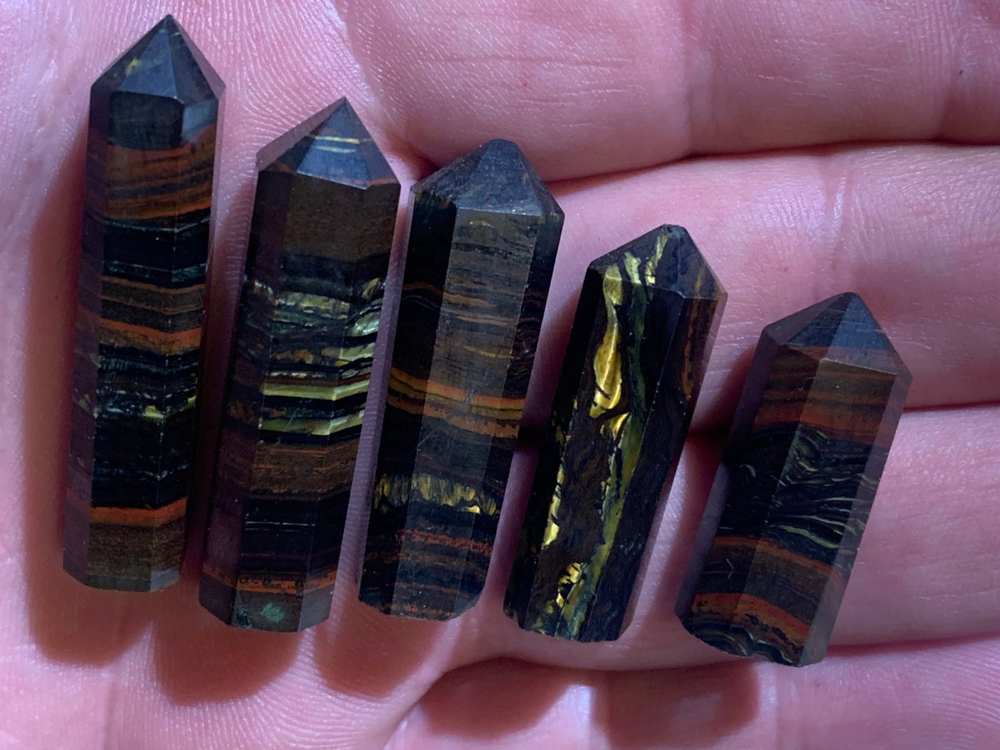 Œil de fer – Pointes (lasers) polies, pièces au choix – 26 à 42 mm – Poids : 5,7 à 9,4 g