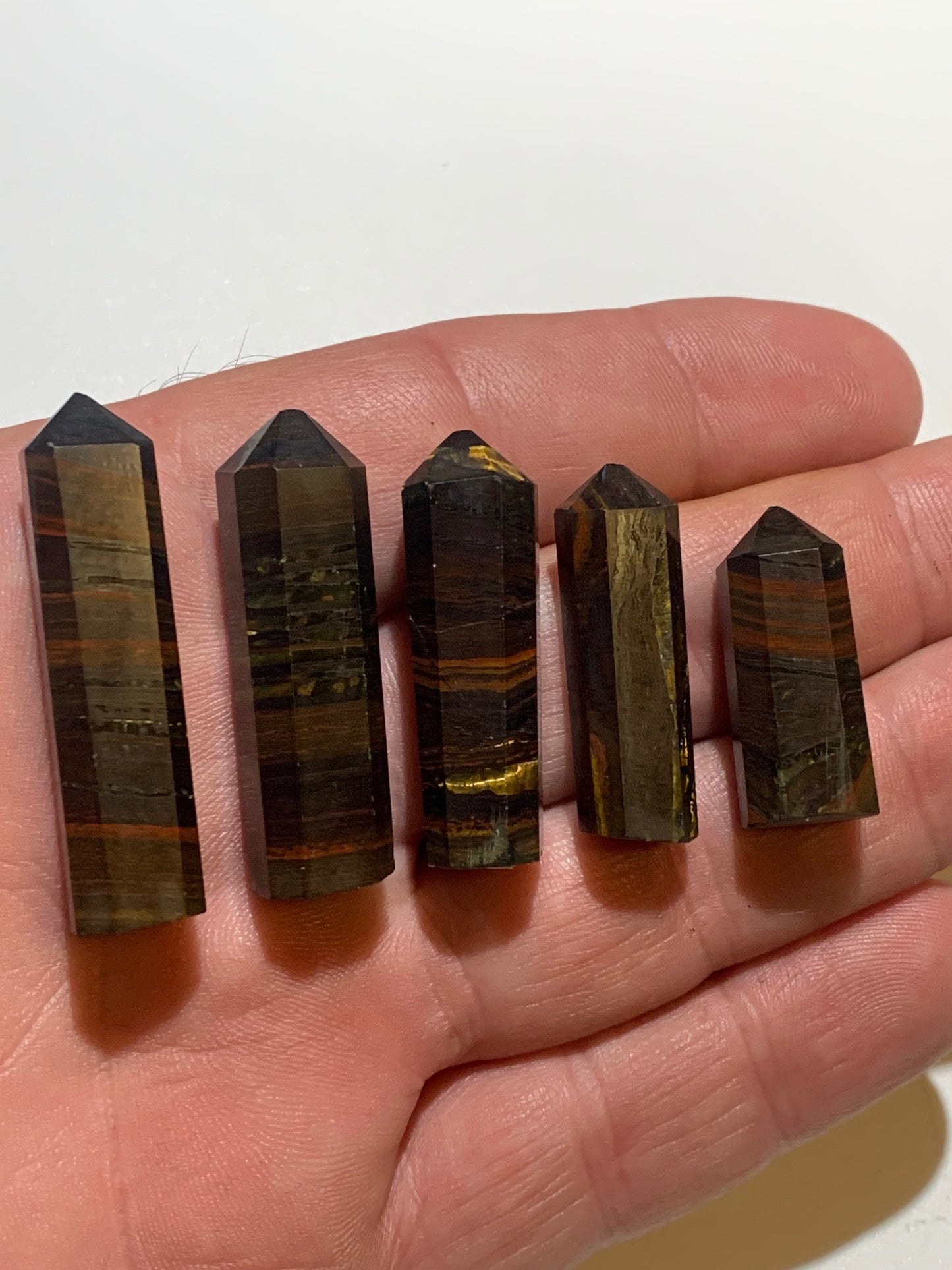 Œil de fer – Pointes (lasers) polies, pièces au choix – 26 à 42 mm – Poids : 5,7 à 9,4 g