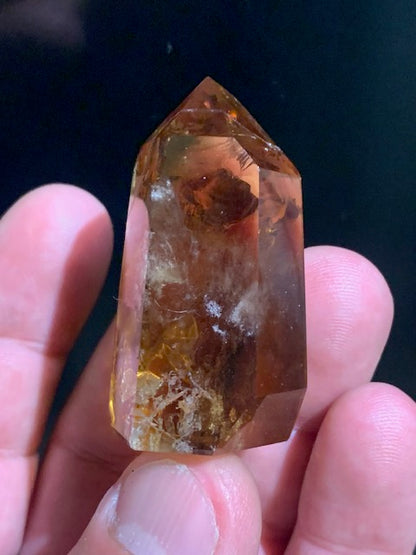 Citrine - Pointe/ Laser - 47 x 24 x 21 mm - 38,9 gr.
