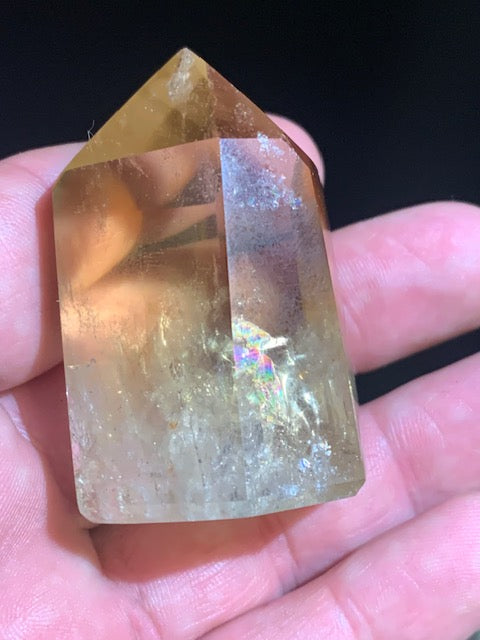 Citrine - Pointe/ Laser - 55 x 36 x 26 mm - 77,7 gr.