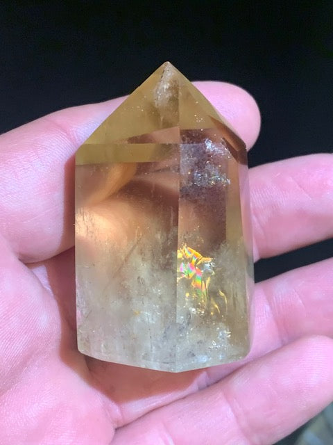 Citrine - Pointe/ Laser - 55 x 36 x 26 mm - 77,7 gr.