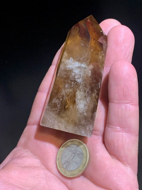 Citrine - Pointe/ Laser - 76 x 31 x 29 mm - 107,3 gr.