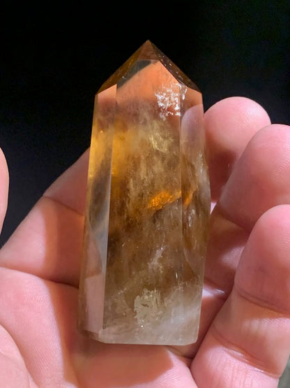 Citrine - Pointe/ Laser - 76 x 31 x 29 mm - 107,3 gr.