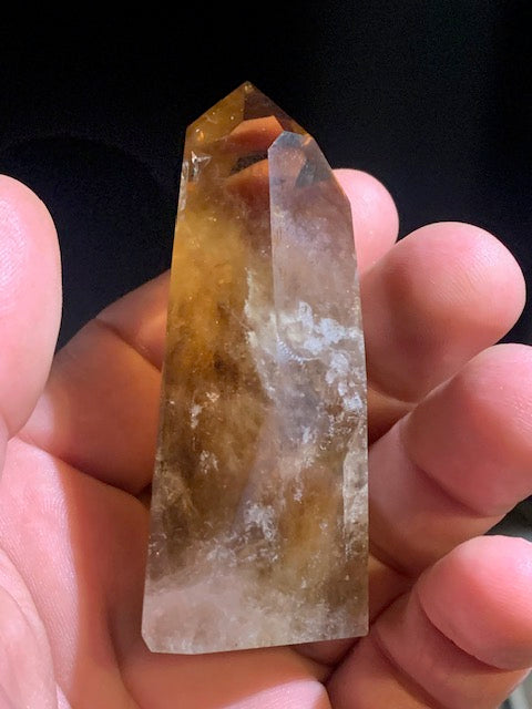 Citrine - Pointe/ Laser - 76 x 31 x 29 mm - 107,3 gr.